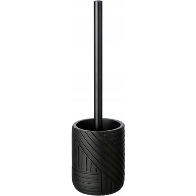 Erga Nairobi toaletní WC kartáč na postavení s 3D vzorem černá matná