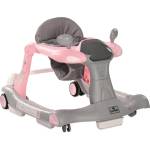 Lorelli Проходилка 2 в 1 Lorelli - Rider, Pink & Grey (10120390002) Проходилка