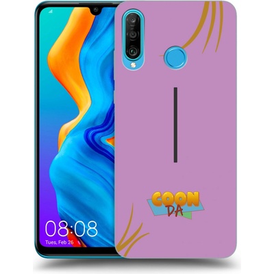 Púzdro Picasee silikónové Huawei P30 Lite - COONDA růžovka čierne