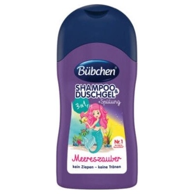 Bübchen Kids 3 in 1 3 v 1 šampon, kondicionér a sprchový gel pro děti 50 ml