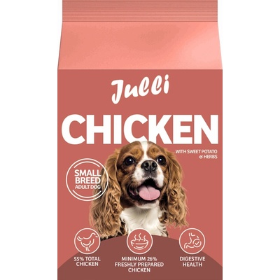 Julli Dog Grain Free Adult Small rich in fresh Chicken & Potato 6 kg