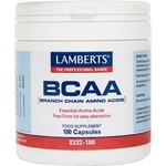 LAMBERTS ЛАМБЕРТС bcaa РАЗКЛОНЕНИ АМИНОКИСЕЛИНИ 180 КАПС. / lamberts bcaa 180caps