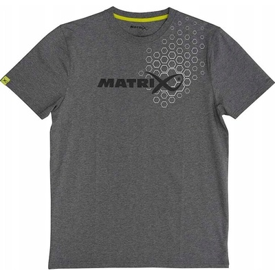 Matrix tričko Grey Hex Print T-Shirt