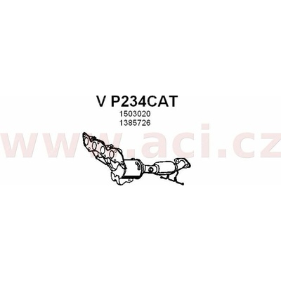 Katalyzátor ASSO ACI V P234CAT