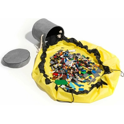 CoZy Hracia podložka a vak na hračky 2v1 Žltá