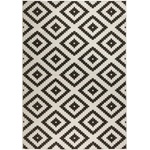 Hanse Home Черно-кремав килим за открито , 200 x 290 cm Malta - NORTHRUGS (103129-200x290)