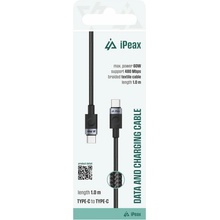iPEAX 90010101 USB-C/USB-C 1m černý