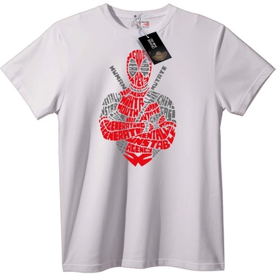NOONEBRAND Тениска Deadpool X-Men Word Art - XS, White