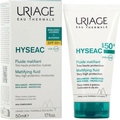 Uriage Hyséac Fluid SPF50+ zmatňujúci gél na mastnú pleť 50 ml