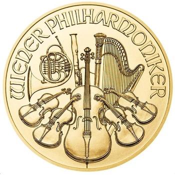 Münze Österreich Wiener Philharmoniker zlatá mince 1/4 oz
