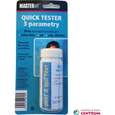 MASTERsil Quick prúžkový tester 3v1