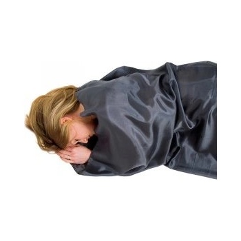 Lifeventure Silk Sleeping Bag Liner mummy sivá