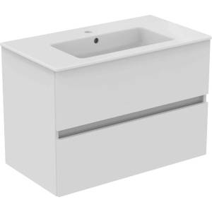 Ideal Standard Eurovit+ - Шкаф за мивка, 55x80x44 см, 2 чекмеджета, бял гланц R0574WG (R0574WG)