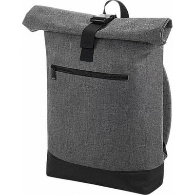 BagBase Roll-Top šedá melír černá 20 ml