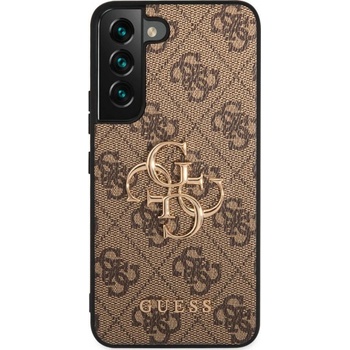 GUESS Гръб Guess PU 4G Metal Logo Case за Samsung Galaxy S23 - Кафяв (3666339114879)
