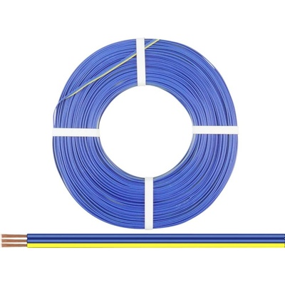 Donau Elektronik 318-223-50 3 x 0.14 mm² + 3 x 0.14 mm² modrá, modrá, žlutá 50 m