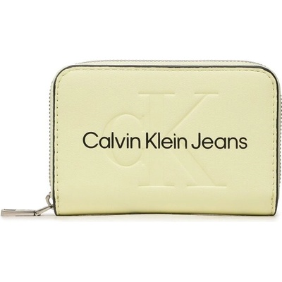 Calvin Klein Jeans Малък дамски портфейл Calvin Klein Jeans Sculpted Med Zip Around Mono K60K607229 ZCW (Sculpted Med Zip Around Mono K60K607229)