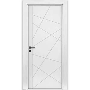 Uni Doors Алуминиева врата с облицовка Гизам бяла (Не се предлага онлайн)