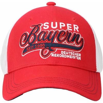 FC BAYERN MNICHOV FC Bayern Mníchov červená trucker štýl