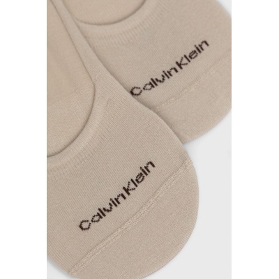 Calvin Klein Чорапи Calvin Klein (2 чифта) мъжки в бежово 701218708 (701218708.NOS)