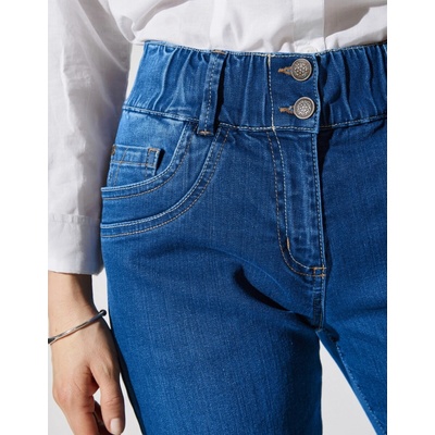 Blancheporte mom džínsy s pružným pásom denim