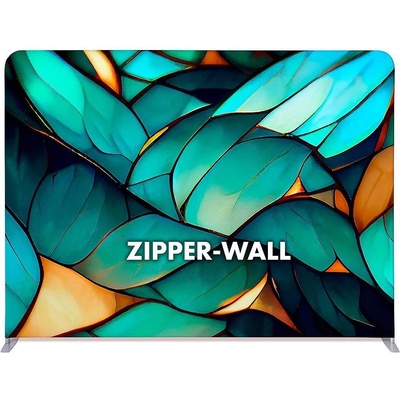 Jansen Display Rovná textilní reklamní stěna Zipper-Wall Straight Basic 300 x 230 cm – Zboží Živě