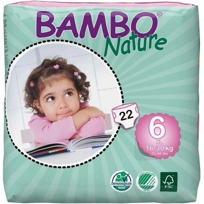 Bambo Plienkové nohavičky 6 XL air plus 16-30 kg 22 ks