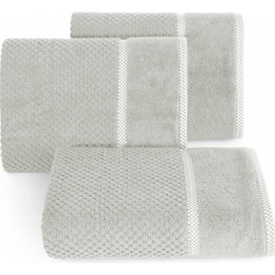 Eurofirany sada uterákov Caleb2 50 x 90 cm strieborná 6ks