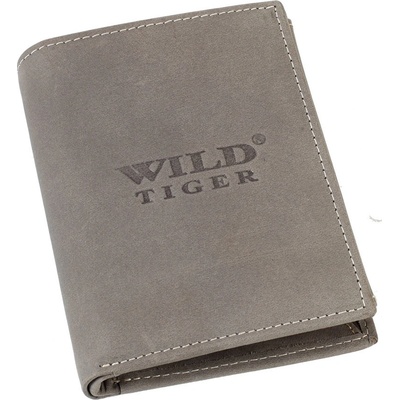 Pánská kožená Wild Tiger AM-28-123 šedá