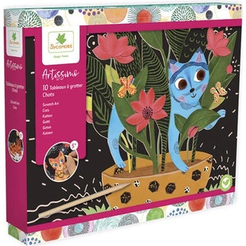 D´arpeje ARTISSIMO škrabacie obrázky Mačky