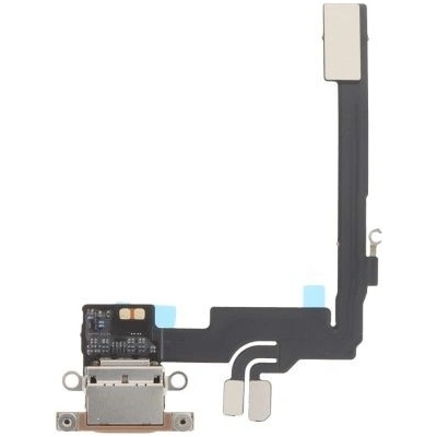 Apple iPhone 16 Pro - Nabíjecí Konektor + Flex Kabel (Desert Titanium), Desert Titanium