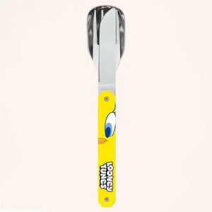 AKINOD Комплект за хранене Akinod Straight Cutlery 12H34, Tweety Bird (A01MWRN04)