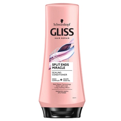 Schwarzkopf Балсам Schwarzkopf Gliss Split Hair Miracle, За увредена коса и цъфтящи краища, 200 мл (287172)