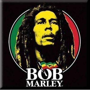 Bob Marley Logo Face Магнит (BMAMAG01)