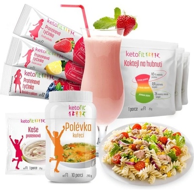 KetoFit Zkušební balíček ketodieta 18 porcí, 233g – Zboží Dáma