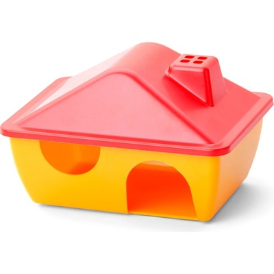 JK ANIMALS Plastový domek pro hlodavce 15 x 11 x 9 cm