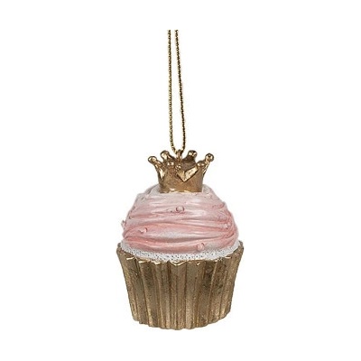Clayre & Eef Vánoční ozdoba CUPCAKE 6PR4206