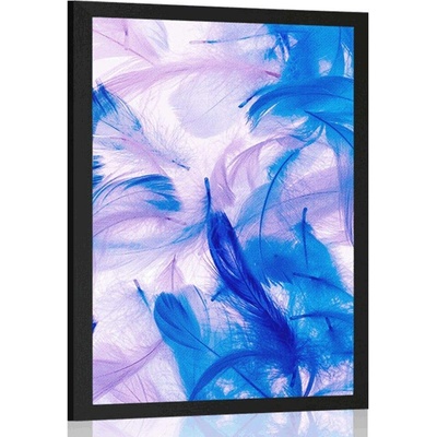 Plakát nádherné peříčka - 40x60 silver