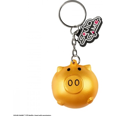 Přívěsek na klíče Distrineo Squid Game Piggy Bank Squishy