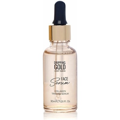 Dripping Gold Samoopalovací sérum s kolagenem (Collagen Tanning Face Serum) 30 ml