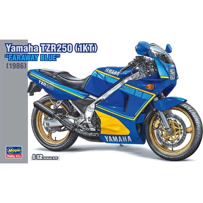 Hasegawa Yamaha TZR250 1KT Faraway blue 1:12