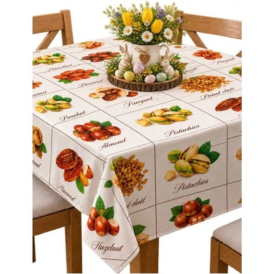 Obrus PVC Z-D 3, metráž, 20 m x 140 cm, plody orechov, IMPOL TRADE