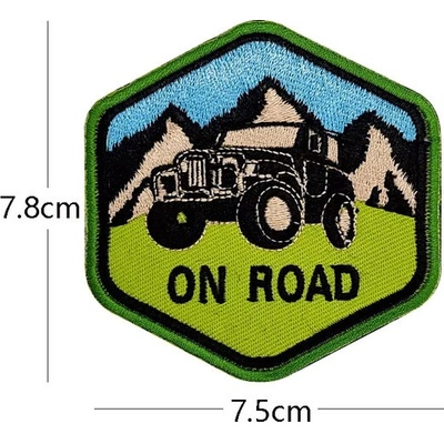 WARAGOD Vyšívaná nášivka Mountain Camping 06
