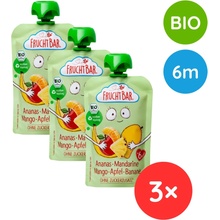 FruchtBar BIO kapsička Ananas mandarinka mango jablko banán 3 x 100 g