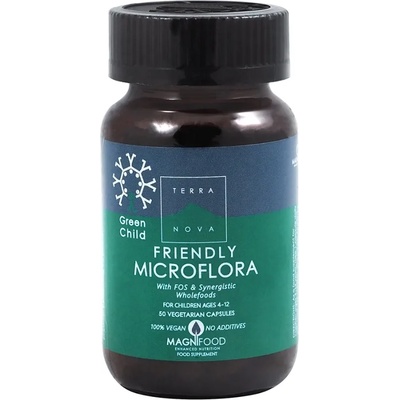 Terranova Green Child Friendly Microflora, 50 капсули, Terra Nova (10076)