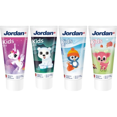 Jordan Детска паста за зъби Kids, 0-5 години, 50 ml, асортимент