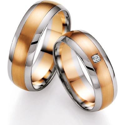 Snubní prsteny s diamantem SP701