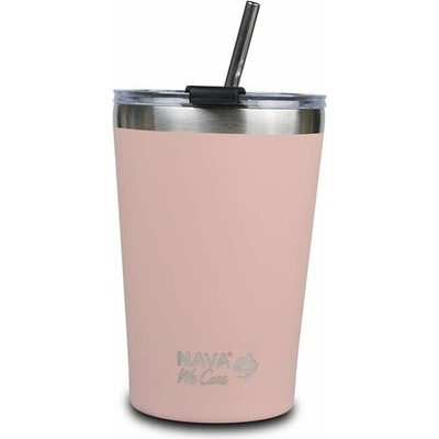 Nava Greece Cestovní termohrnek 450 ml růžový