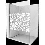 Mexen Kioto L душ-панел Walk-in 70 x 200 cm, бял модел, gun gray матов - 800-070-103-66-85 (800-070-103-66-85)