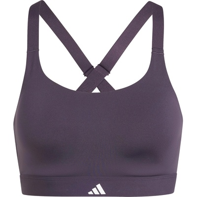 adidas Women's Tlrdim Luxe Non Wired High Impact Sports Bra - Purple